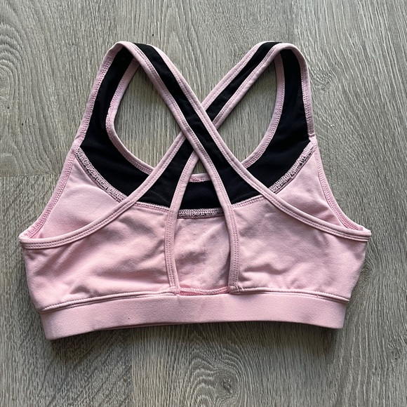 Pink and Black Sports Bra - Picture 2 of 2